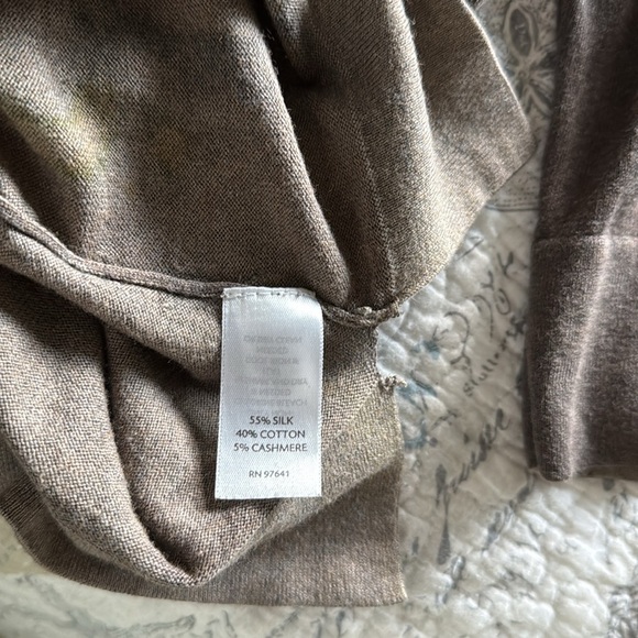 J.Jill silk/Cashmere blend sweater Womens L lightweight Boho Artsy Art to wear - Picture 7 of 11